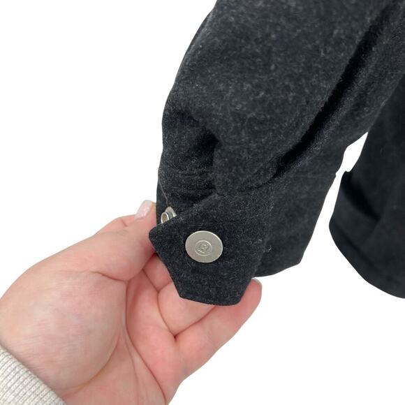 Bogner Goan Thylmann Charcoal Gray Wool Zip Front Coat Jacket Mens Size 44 - Picture 8 of 16